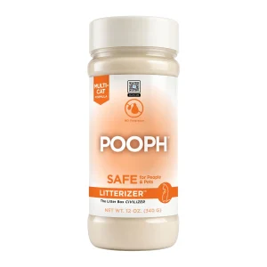 POOPH® Frangrance-Free Litterizer™, Absorbs Wetness & Odor, Reduces Litter Costs, Mutli-Cat Formula