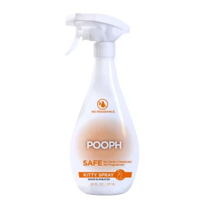 POOPH® Kitty Odor Eliminiator Spray & Paraben Free Deodorizer