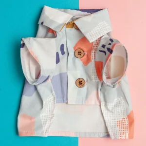 Pop Art Button Down Dog Shirt