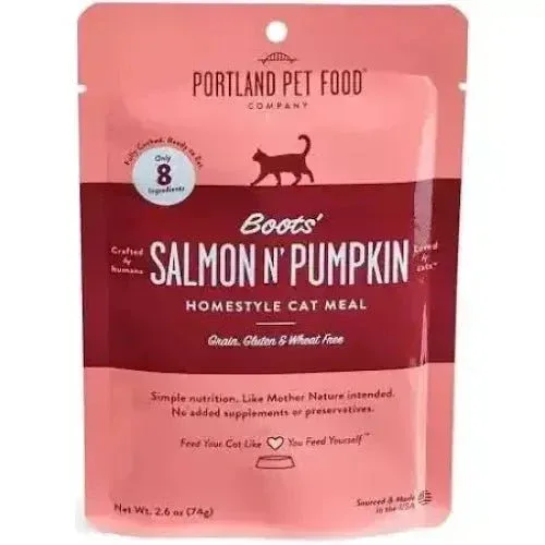 Portland Pet Food Company Boots’ Salmon N’ Pumpkin Cat Food