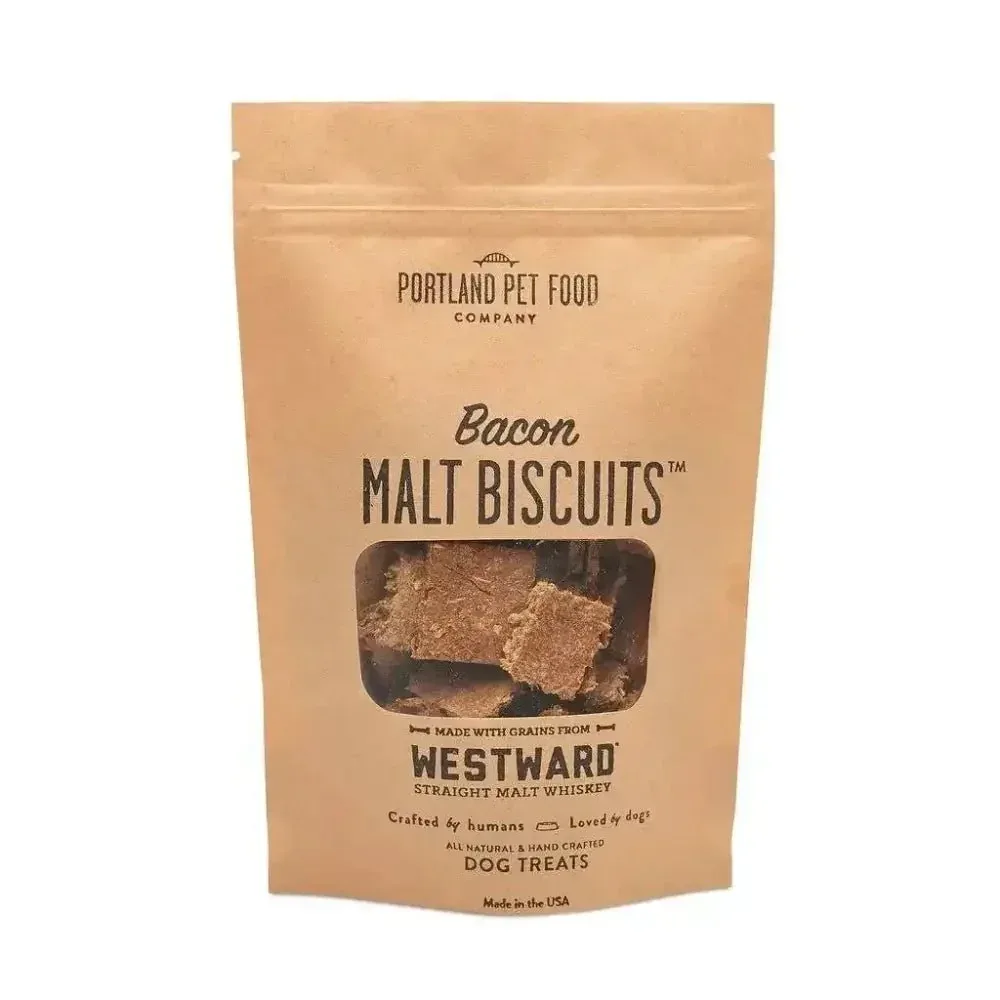 Portland Pet Food Company Malt Biscuits with Bacon Dog Treats