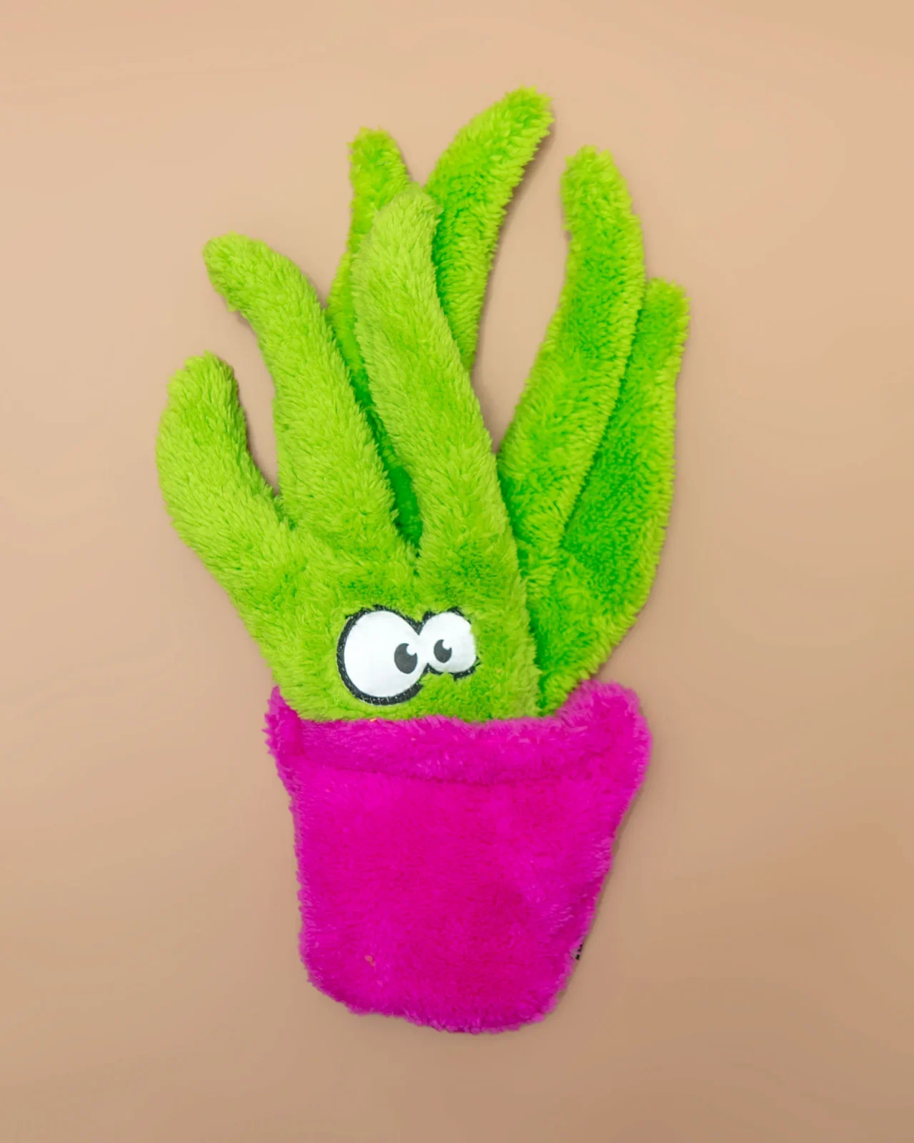 Potted Aloe Vera Unstuffed Dog Toy (Made in the USA) <>