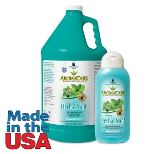 PPP AromaCare Cooling Herbal Mint Dog Grooming Shampoo