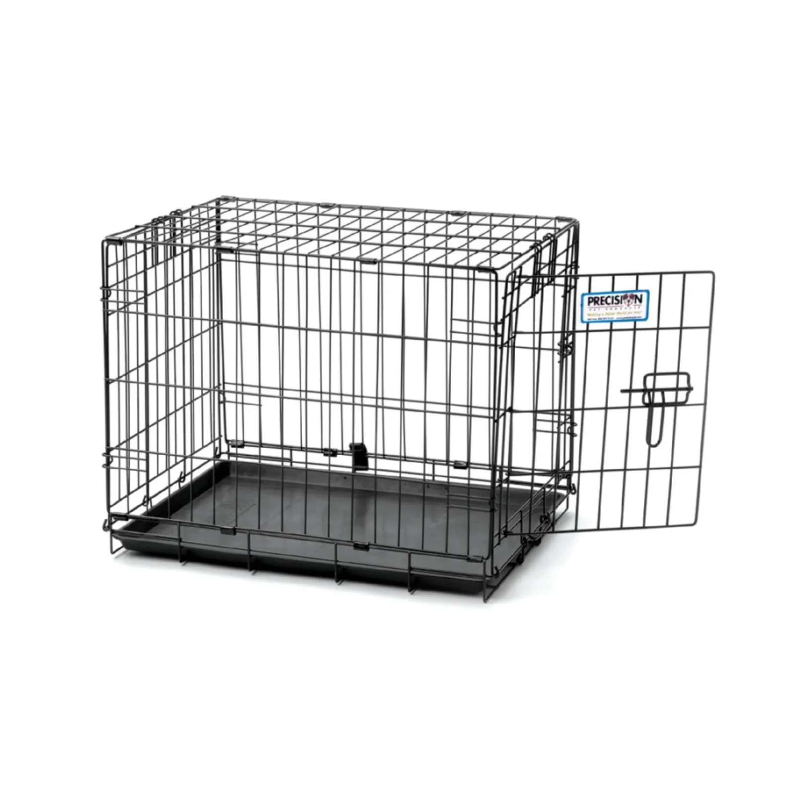 Precision Pet Products ProValu 1 Door Wire Dog Crate Black 1ea/30 in