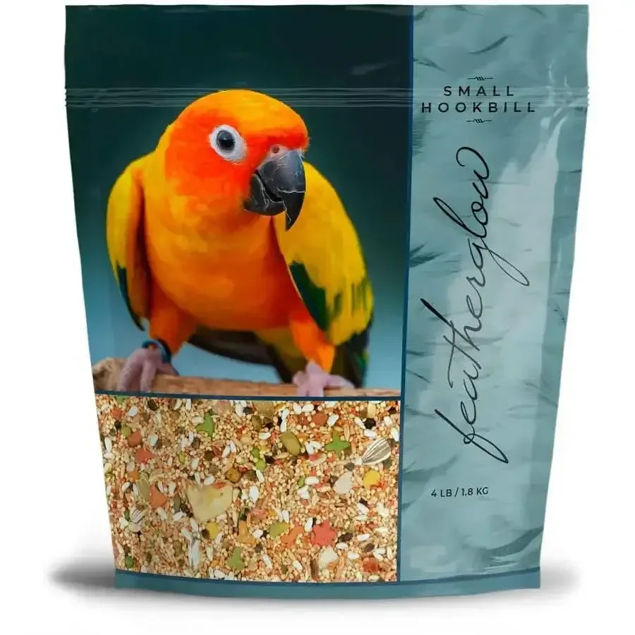 Premium Bird Food for Hookbills – Volkman Seed Company Featherglow Small Hookbill Treat 4 lb