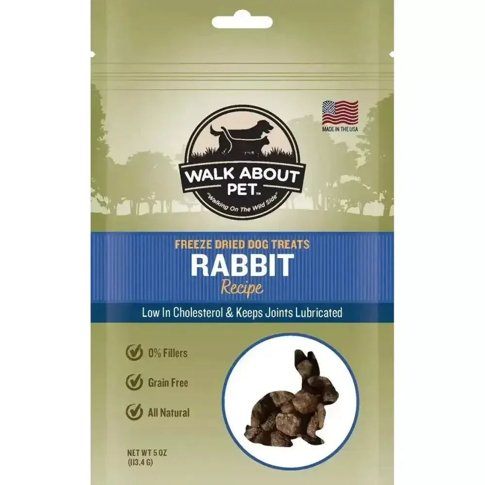 Premium Freeze Dried Rabbit Dog Treats for Healthy, Happy Pets
