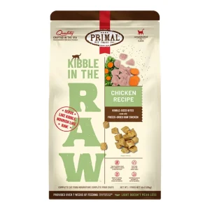 Primal Cat Kibble in The Raw Chicken, 4 lb