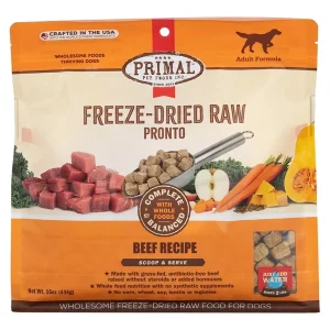 Primal Dog Freeze-Dried Pronto Beef 16oz.