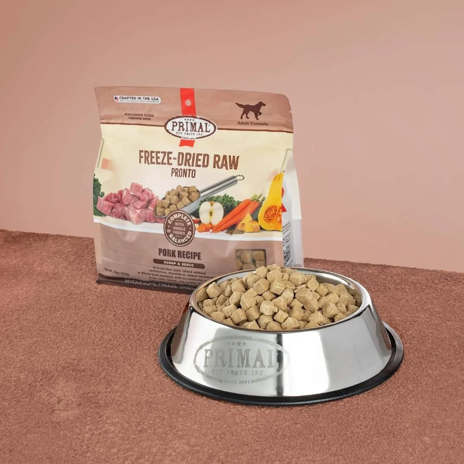 Primal Dog Freeze-Dried Pronto Pork 16oz. - Image 2