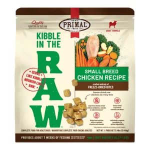 Primal Dog Kibble In The Raw Freeze-Dried Small Breed 5.4Lbs