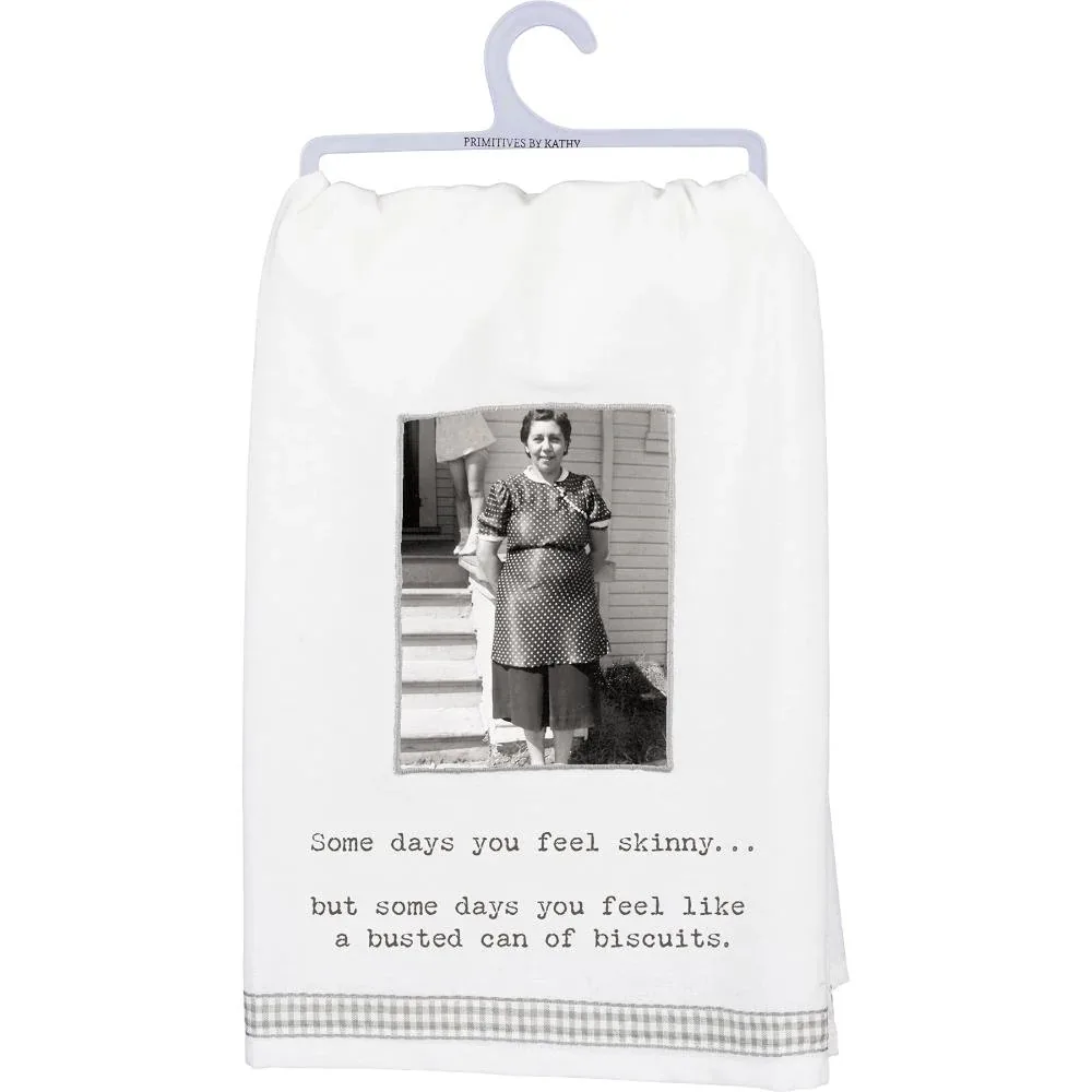 Primitives By Kathy A Busted Can Of Bscuites Kitchen Towel