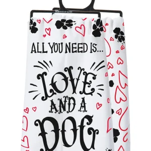 PRIMITIVES BY KATHY | Love and a Dog Dish Towel