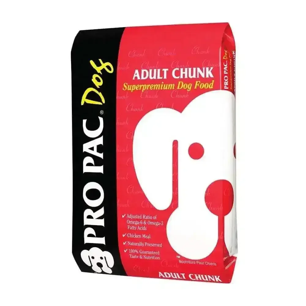 Pro Pac Adult Chunky Dry Dog Food Chicken, 40 lb