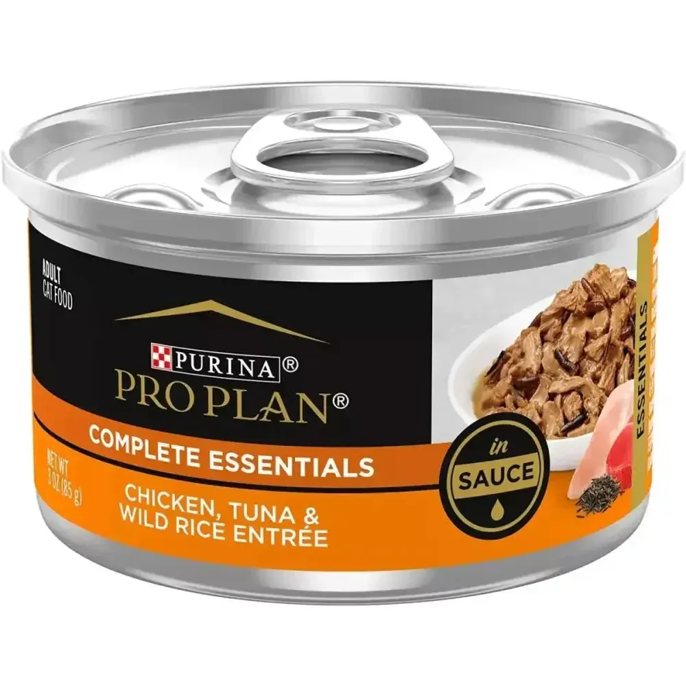 Pro Plan Savor Chicken, Tuna & Wild Rice in Sauce Cat Wet Food 24 / 3 oz
