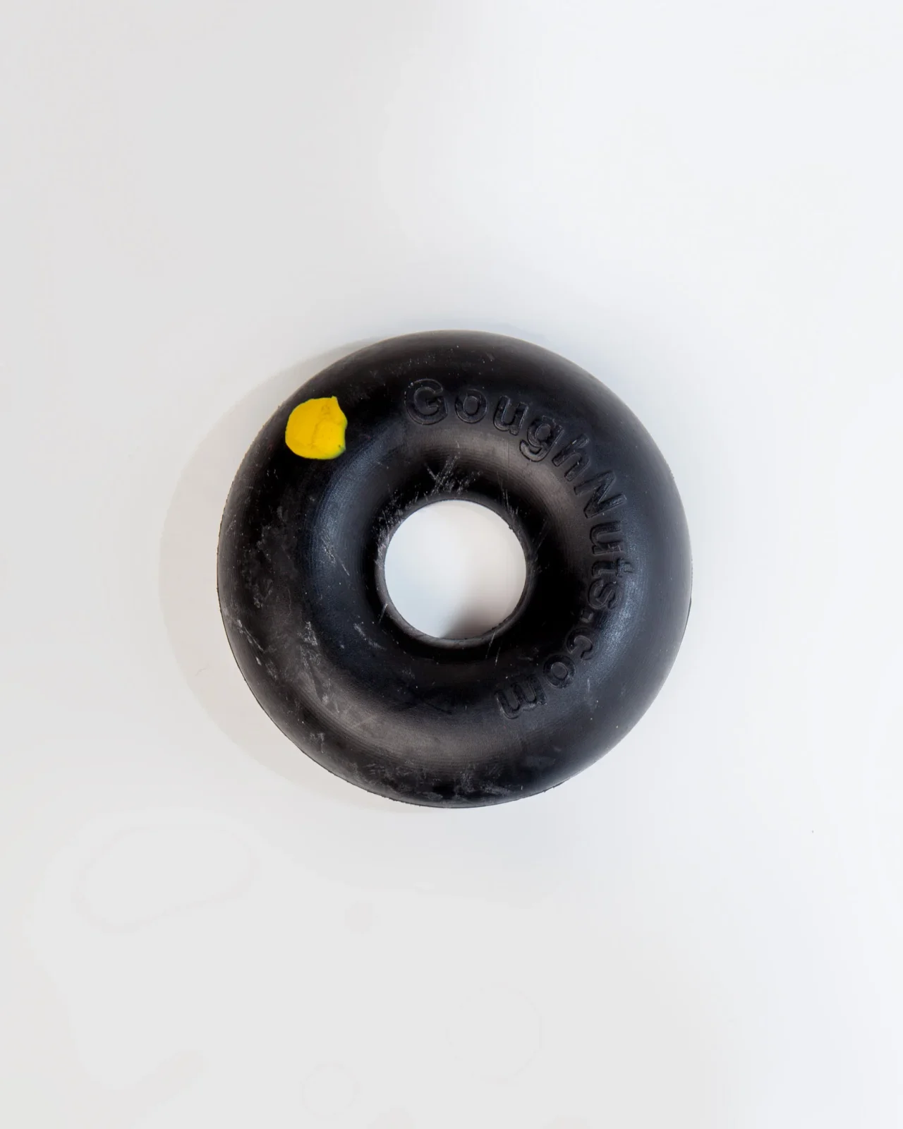 Pro-Strength Extra Tough Black Rubber Ring Dog Toy (Made in the USA) - Image 2