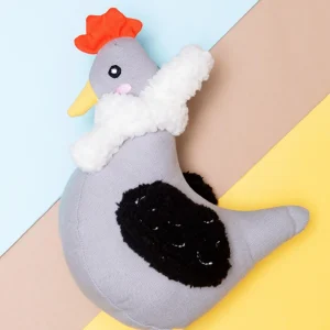 Cotton Cuddler Chicken Squeaky Plush Dog Toy (FINAL SALE)