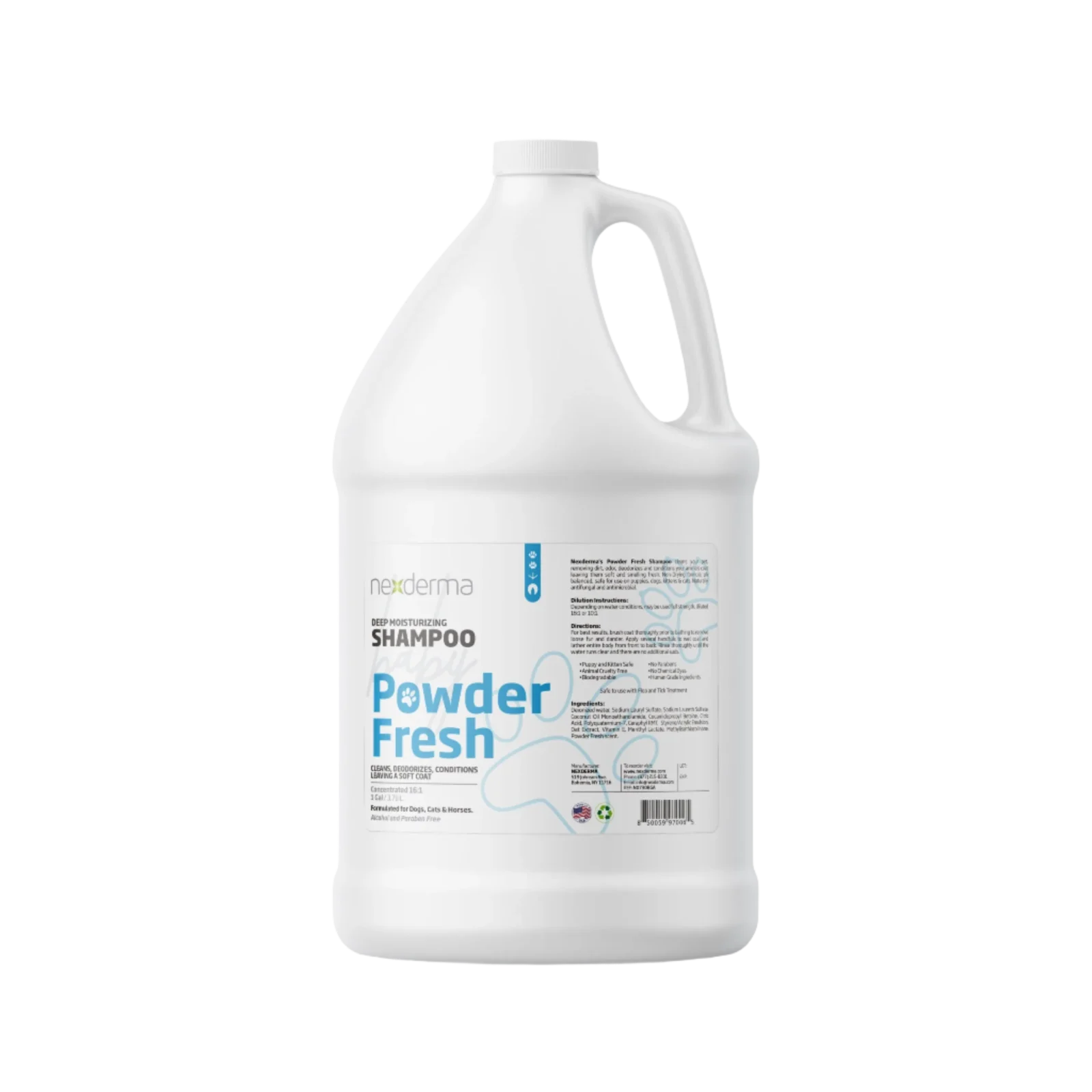 Baby Powder Fresh Deep Moisturizing Shampoo Gallon by Nexderma