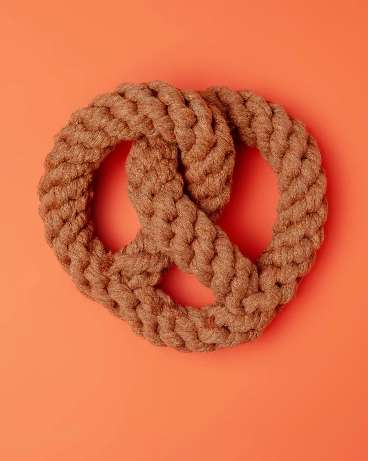 Handmade Pretzel Rope Dog Toy