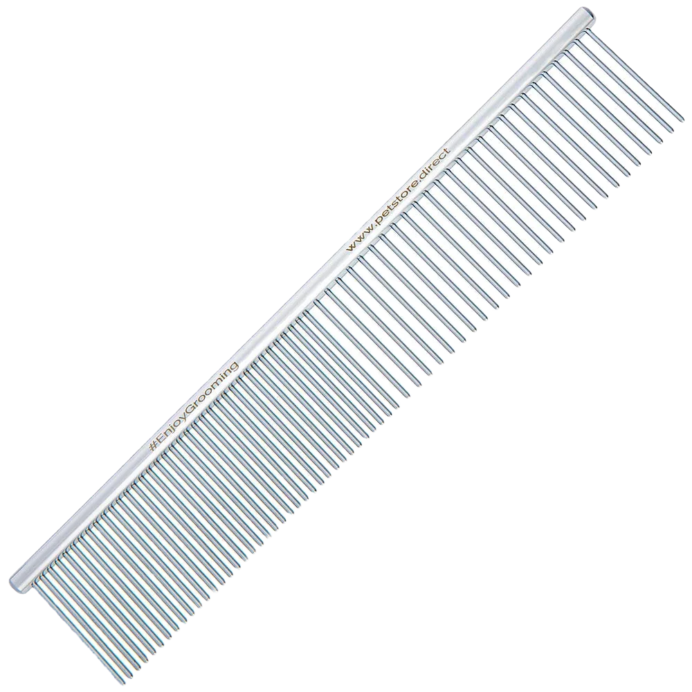 7.5" 50/50 Heavy Duty Long Teeth Comb by PetStore.Direct