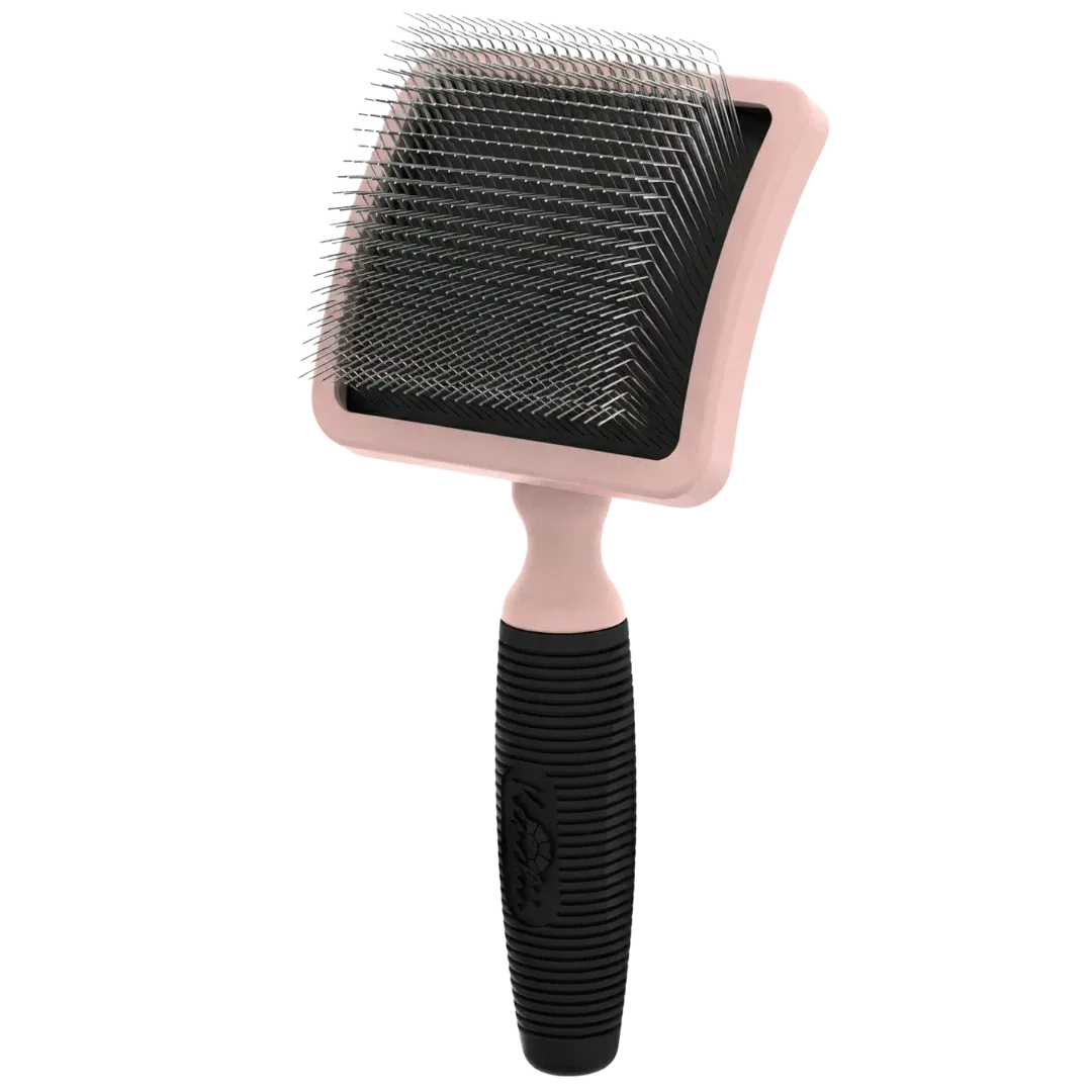 Long Pin Slicker Brush Blush by Kenchii