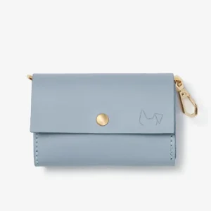 Classic Poop Bag Holder in Sky Blue (Made in Italy)