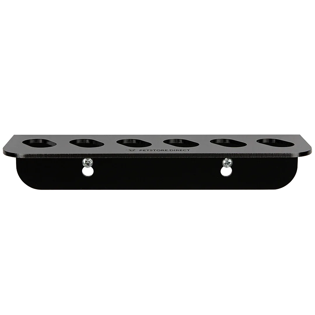 Acrylic 6 Scissor Holder Wall Mount Black by PetStore.Direct - Image 2
