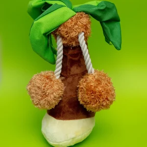 Tropical Paradise Palm Tree Plush Dog Toy