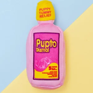 Pupto Dismal Squeaky Plush Dog Toy