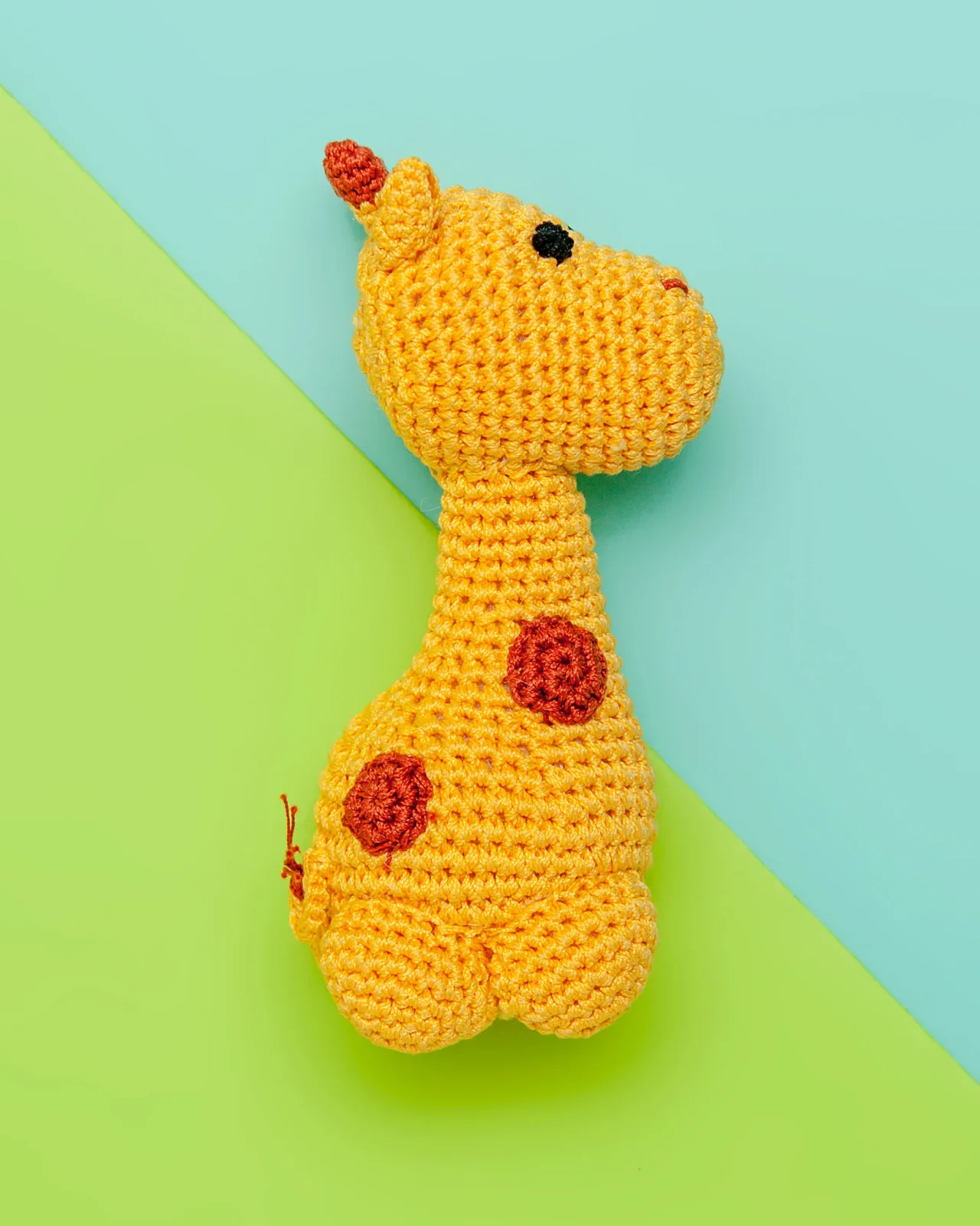 Giraffe Organic Knit Dog Toy