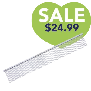 9" 50/50 Silver Buttercomb by PetStore.Direct