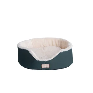 Amarkat Laurel Green Cuddler Cat Bed