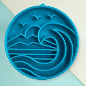 Baja Shallow Slow Feeder Dog Bowl (Made in the USA) FINAL SALE