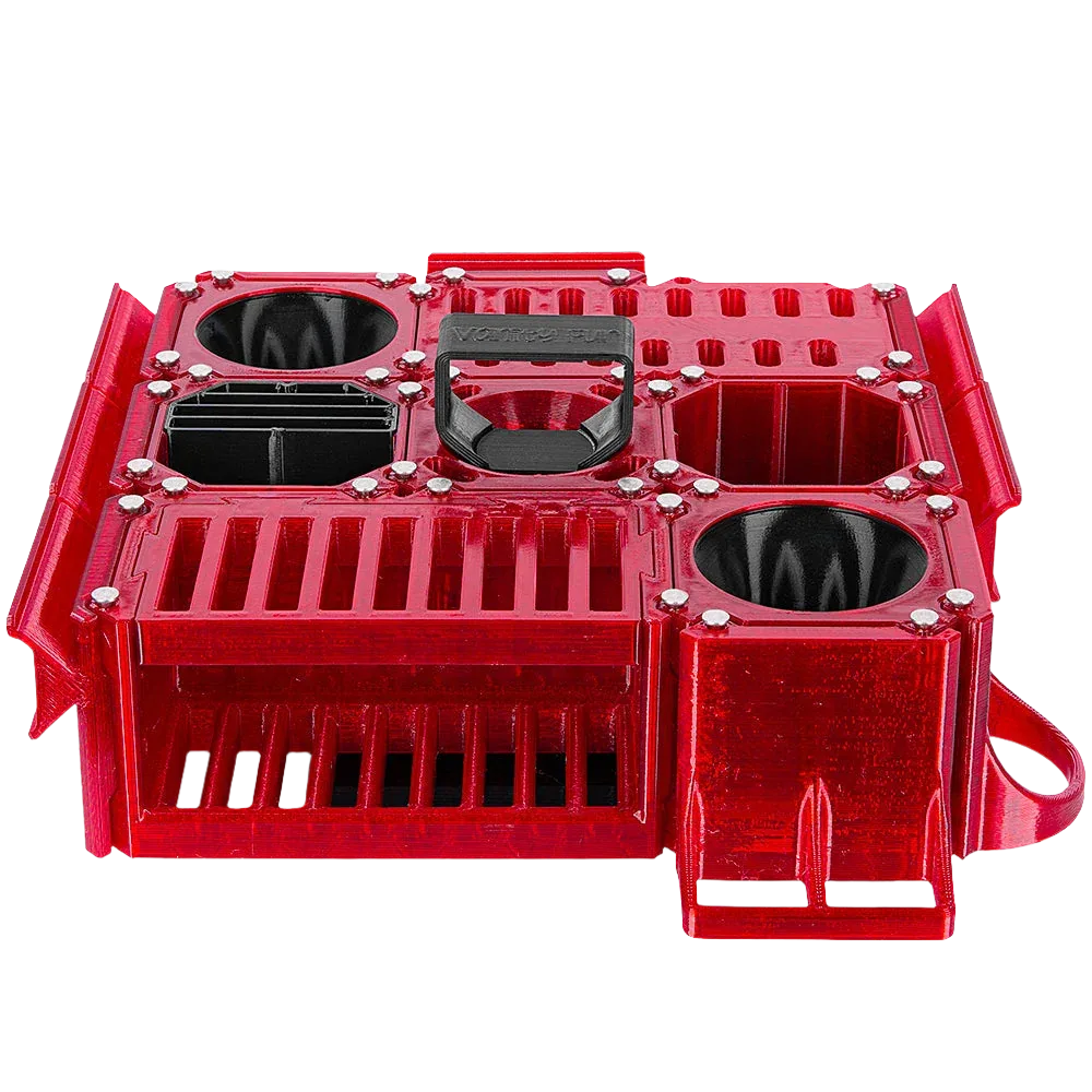 Custom Cube Tool Caddy Jolly Red by Vanity Fur - Image 2