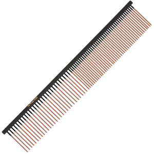 7.5" 50/50 Fluff Ionic End Strip Comb With Spiral Pins by Aussie Dog