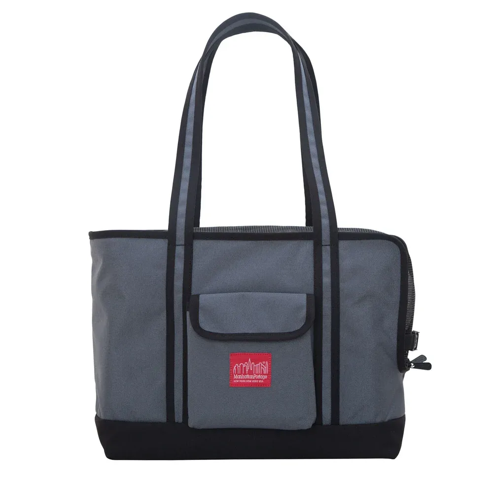 Open or Closed Pet Tote Bag in Grey (Small) - Image 2