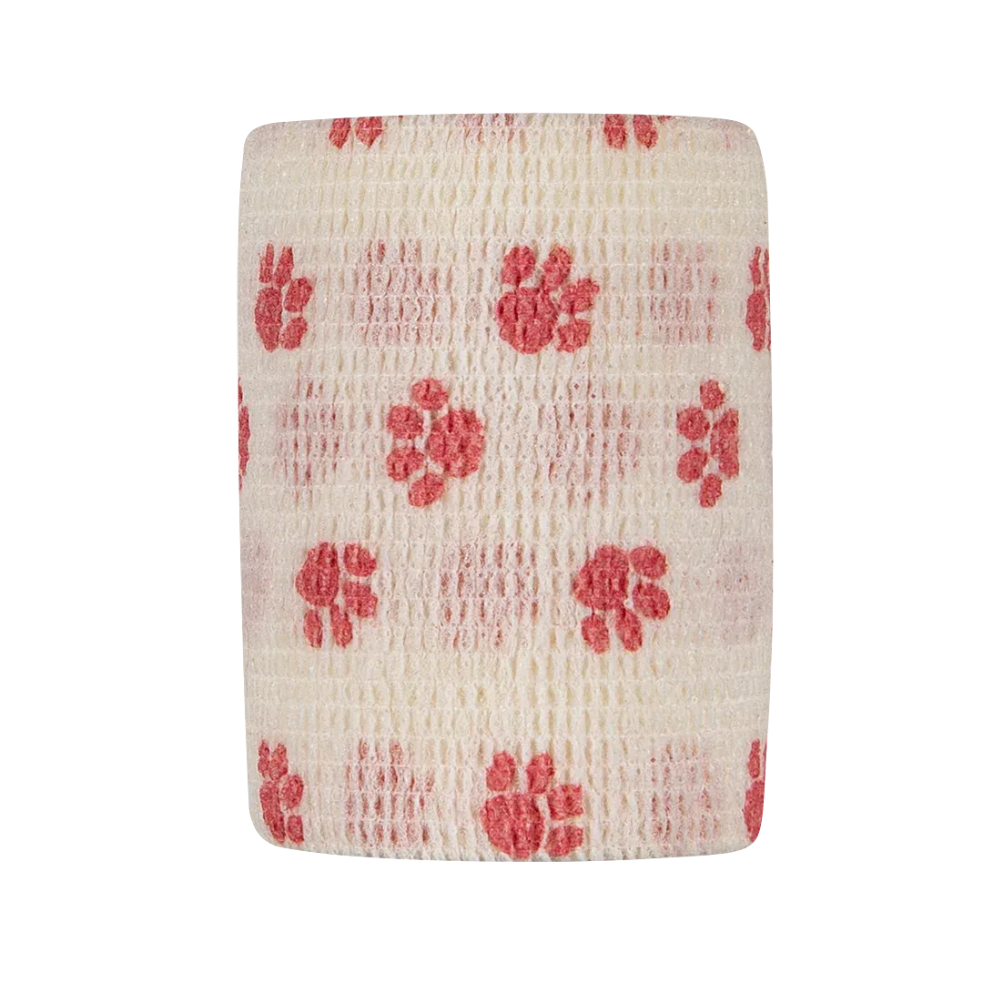 3" Pink Paws Vet Wrap by PetStore.Direct