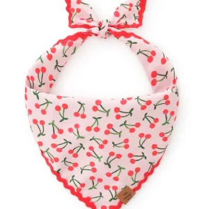 Cherry Jubilee Cotton Dog Bandana (FINAL SALE)