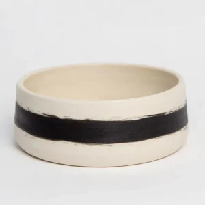 Black Brush Stroke Dog Bowl (DOG & CO. Exclusive)