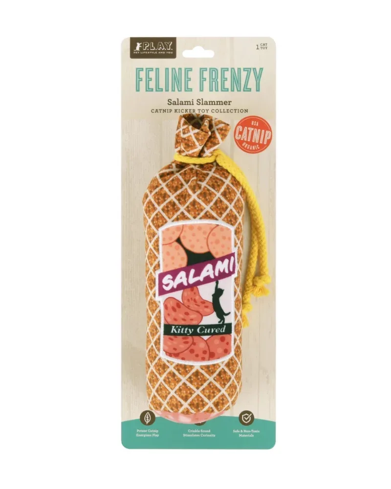 Salami Slammer Cat Kicker Toy - Image 2