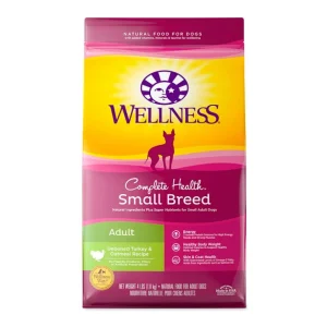 Wellness Dog Small Breed Turkey Oatmeal, 4 lb Adult Complete Health