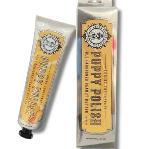 Puppy Polish Toothpaste in Old Fashioned Peanut Butter
