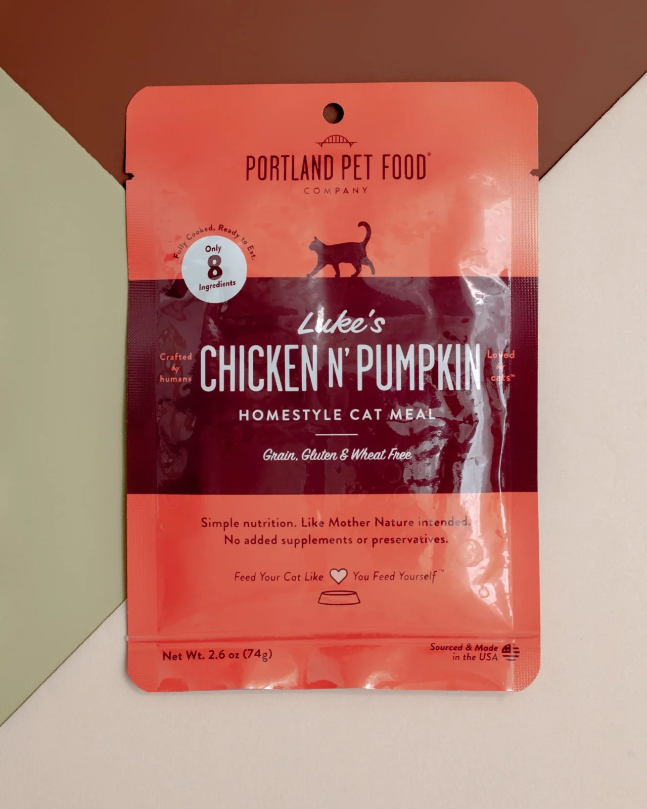 Luke's Chicken N' Pumpkin Cat Meal Pouch