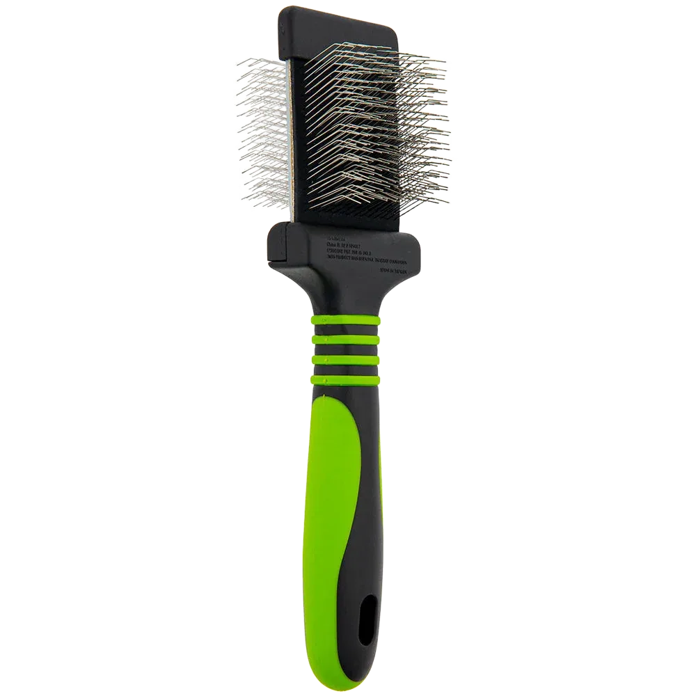 Mini Slicker Brush Green by Dog Fashion Spa