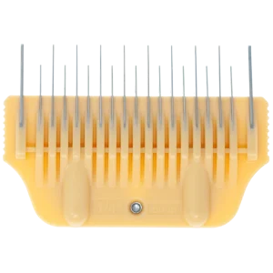 6mm Yellow Wide Glide Skip Tooth Comb Attachment by PetStore.Direct