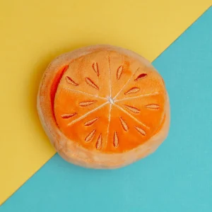 Half Orange Nosework Dog Toy
