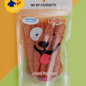 Chicken Breast Strips Crunchy Dog Treats (Made in the USA)