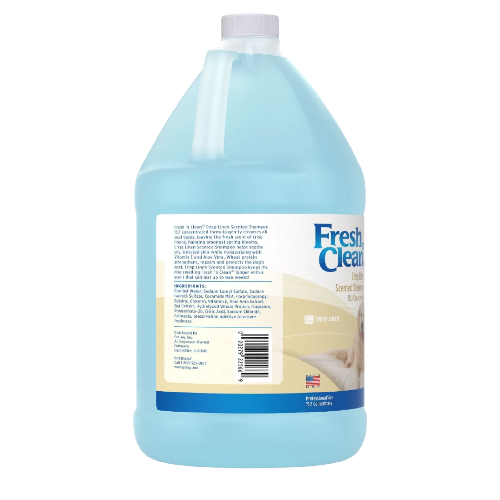 Scented Shampoo Crisp Linen Scent 15:1 Concentrate Gallon by Fresh 'n Clean - Image 2