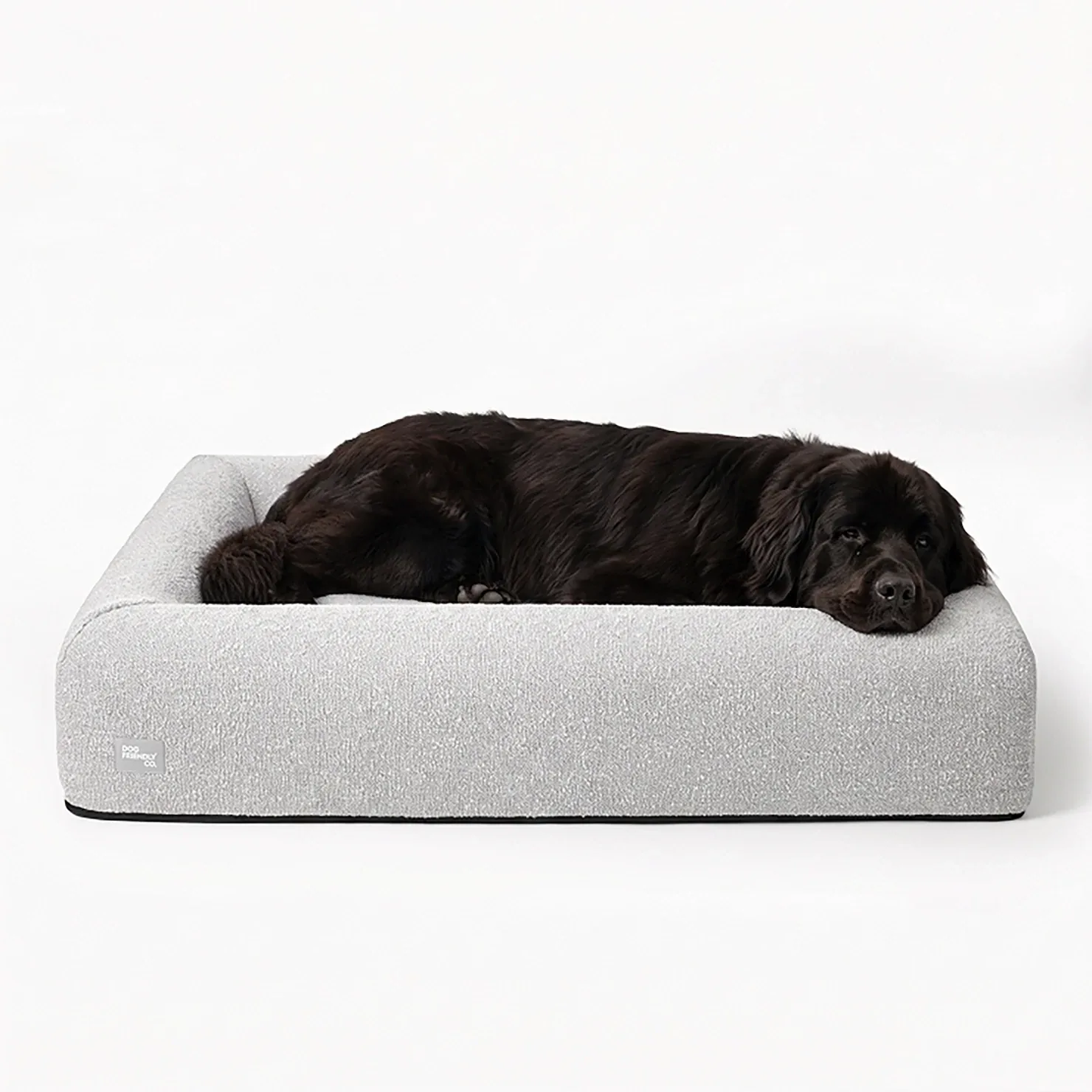Bouclé Bed Replacement Cover - Grey Bouclé - Image 2