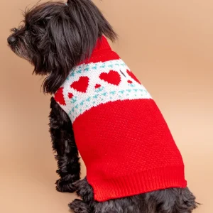 Whole Lotta Love Heart Dog Sweater((FINAL SALE))