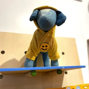 Have A Nice Day Dog Hoodie in Yellow (Made in the USA)(FINAL SALE)